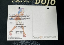 GDC 2000 Breakfast Invite Card (Back)
