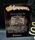Shenmue Promotional Trading Card Nozomi Back