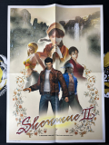 Shenmue 2 Famitsu DC Magazine Poster / Map