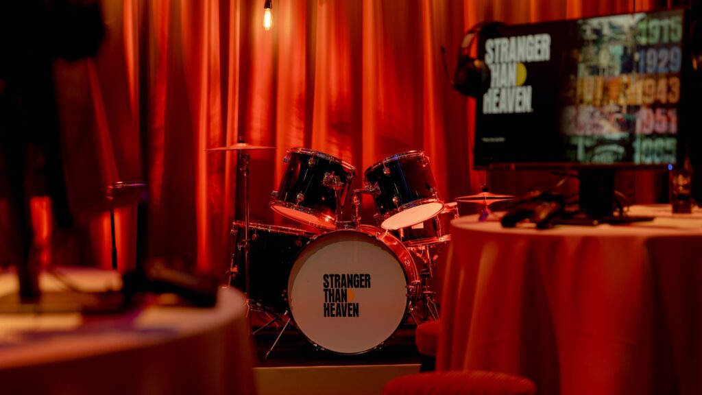 Drumkit in the STH booth